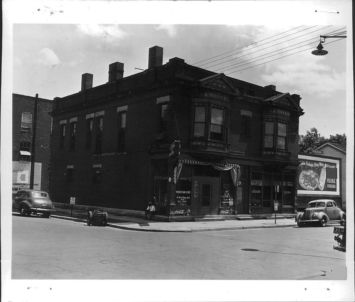 Photograph of 19 and 23 South Canal Street, Middletown, Ohio, undated - DPLA - e2d73d62f1be090ab6d013450efdfb50