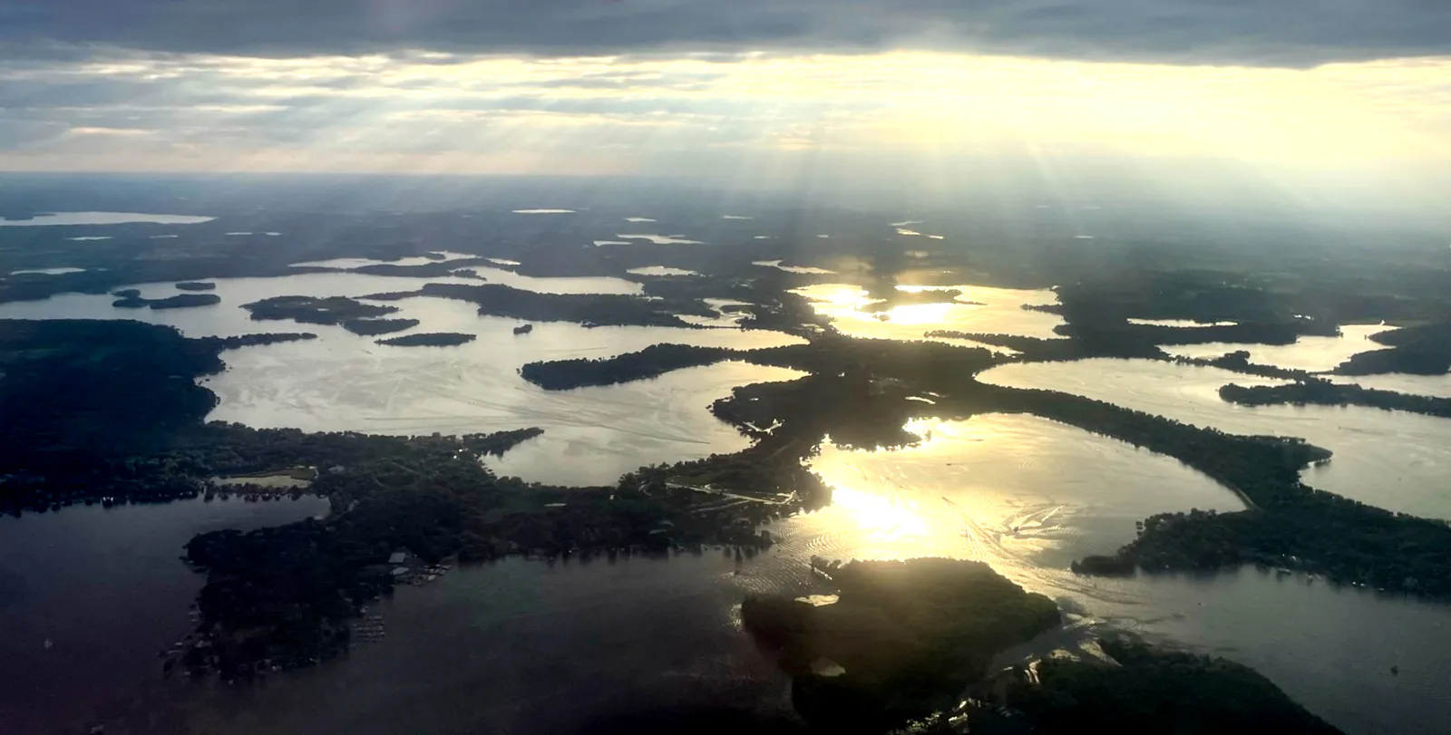 Lake Minnetonka - Aerial photo, Minnesota