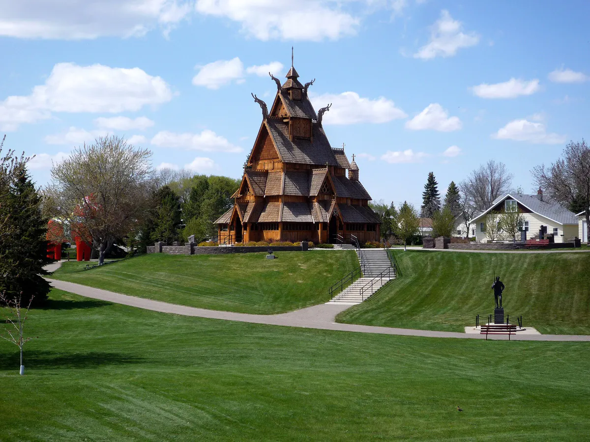 2009-0521-ND-Minot-ScanHerPark-StaveChurch, North Dakota