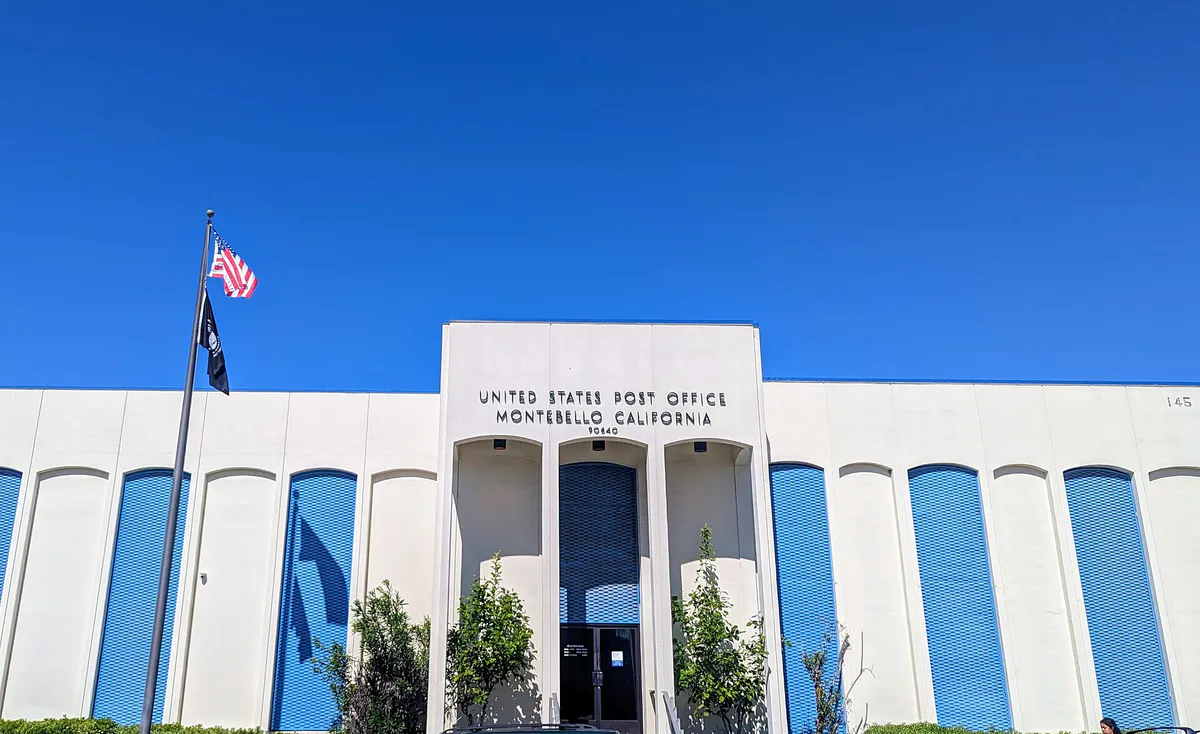 Postal Road Trips - Montebello CA, California