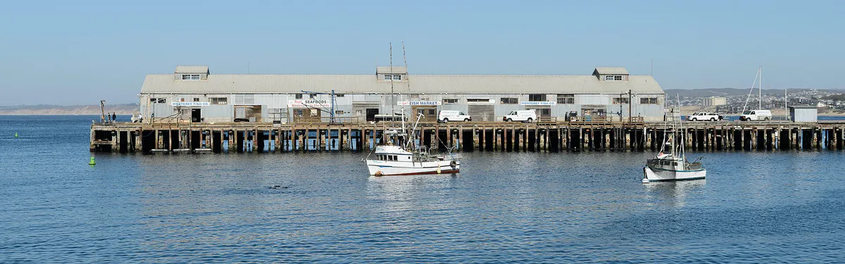 Monterey Fish Company September 2013 panorama, California