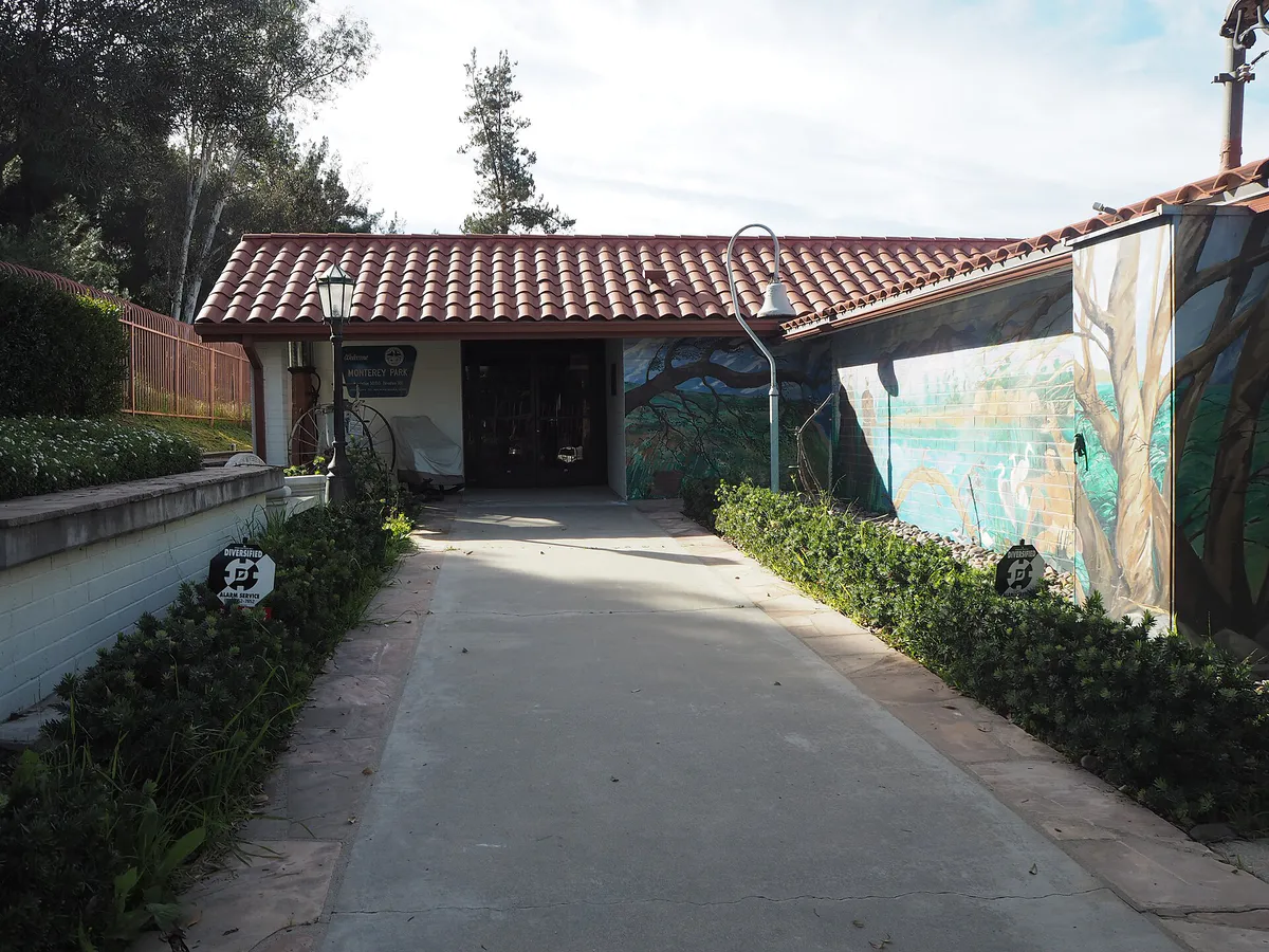Monterey Park Historical Museum Main Entrance, California