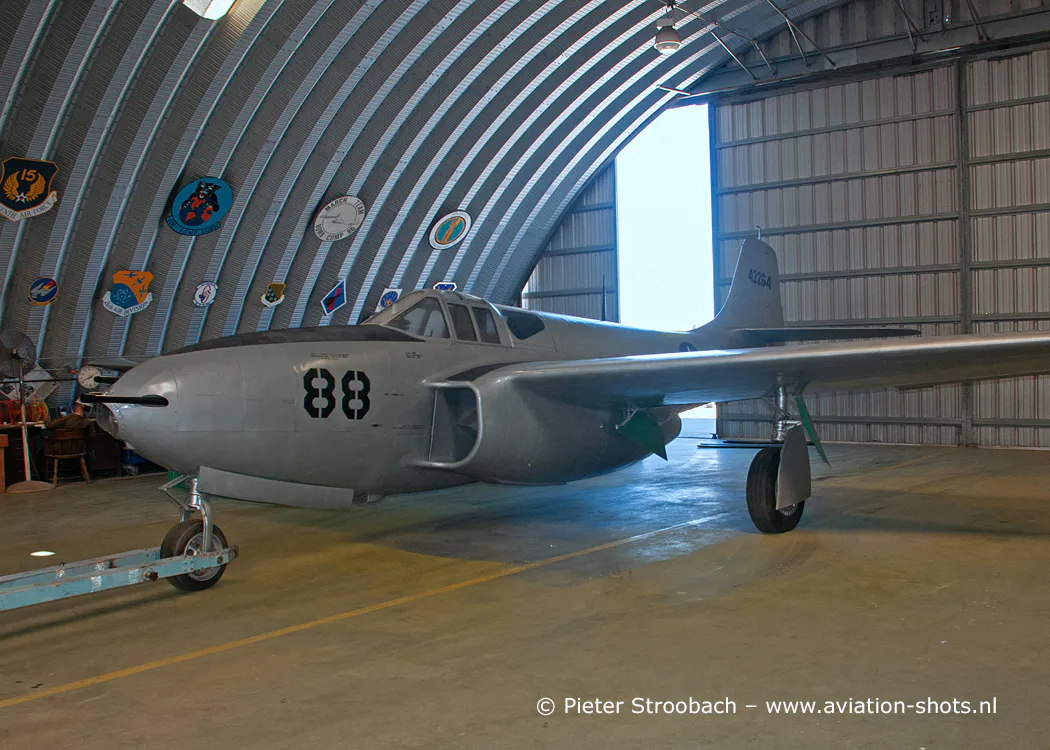 A Bell P-59A Airacomet at March Field Air Museum in 2013 in Moreno Valley, California