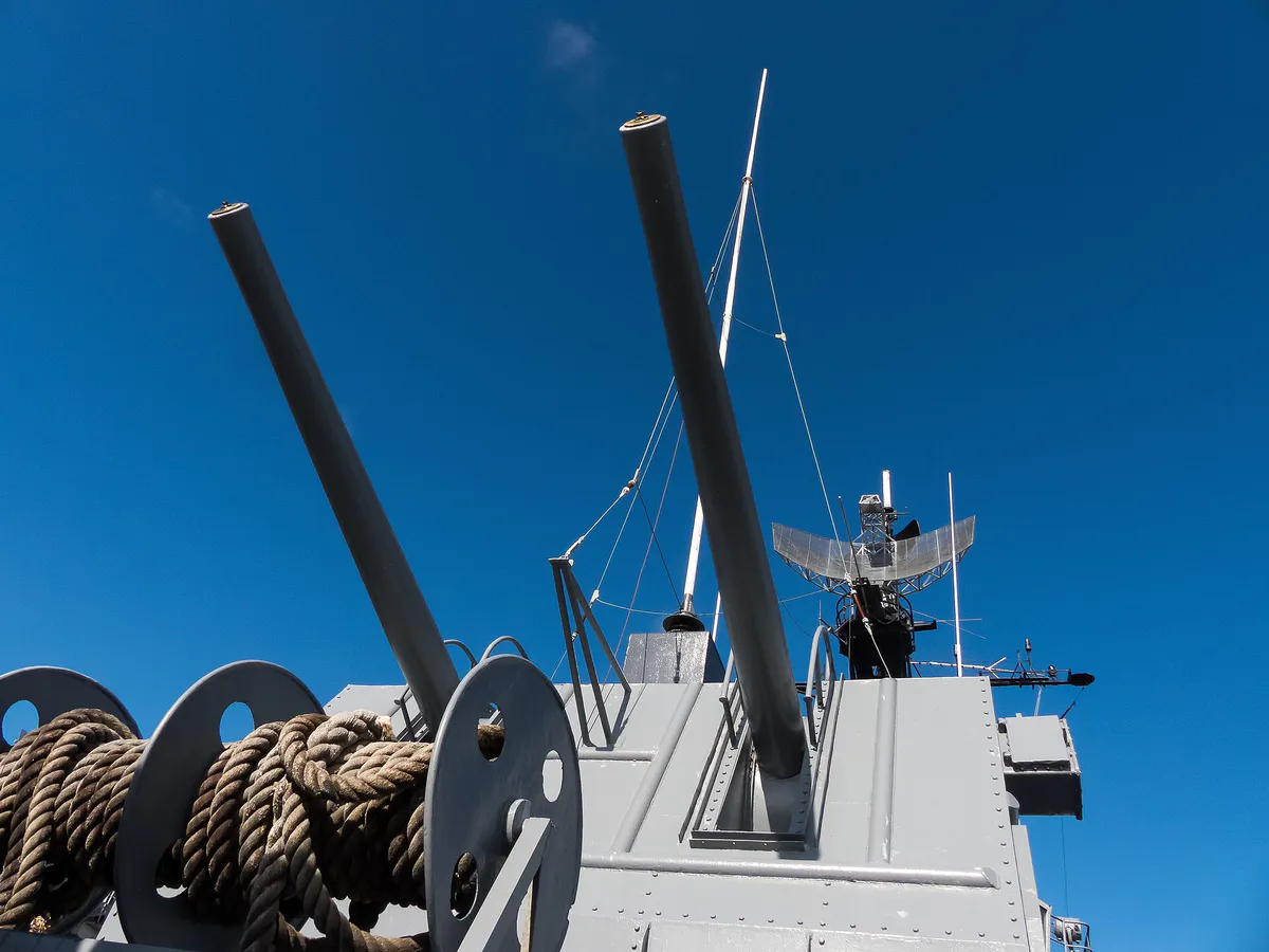 USS Laffey (DD-724) 5-inch Deck Gun - Mount Pleasant, South Carolina - December 29, 2012