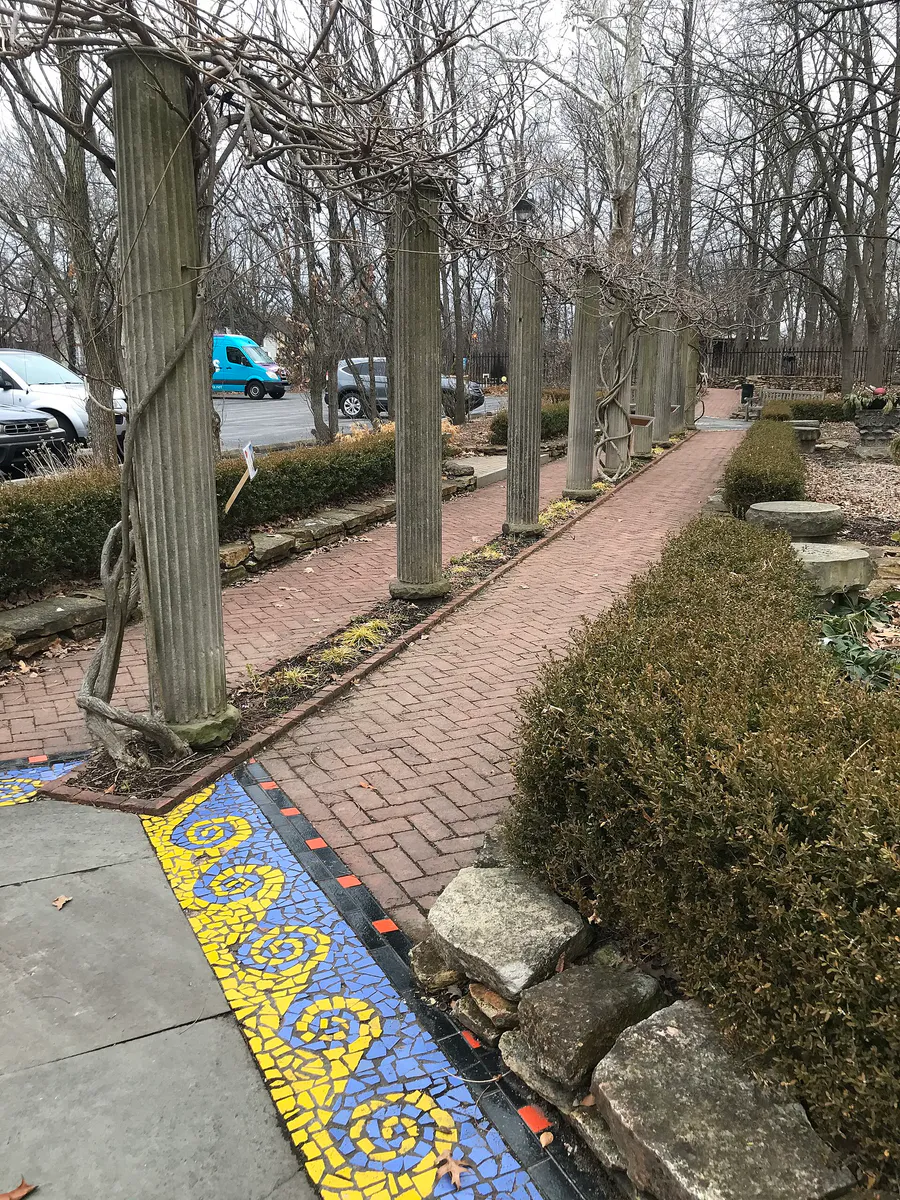 Minnetrista Colonnade Garden in Muncie, Indiana