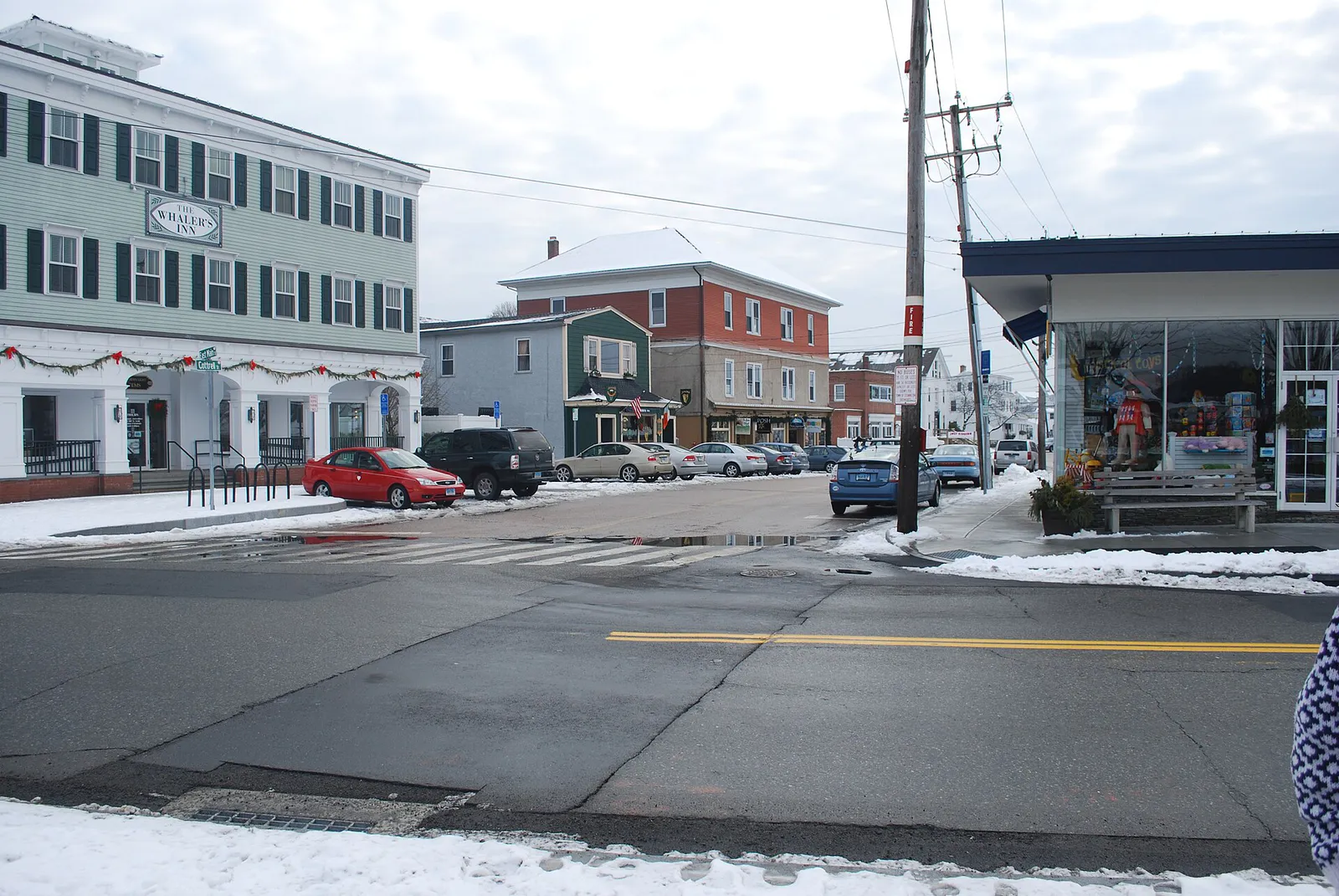 Downtown Mystic, CT in winter 2, Connecticut