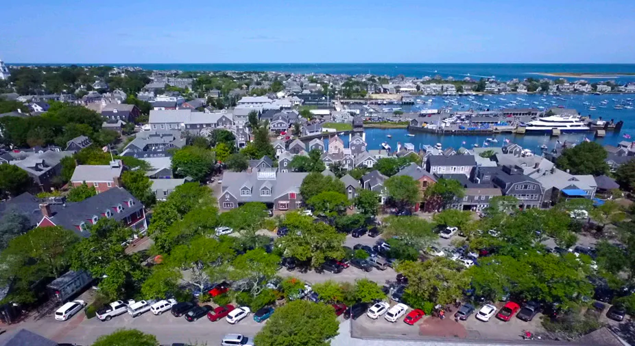 Nantucket Massachusetts Aerial Shot