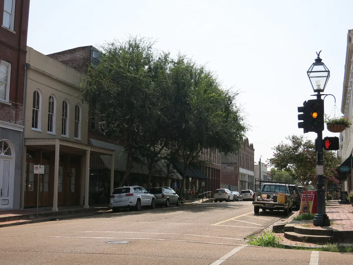 Natchez, Mississippi - Street corner