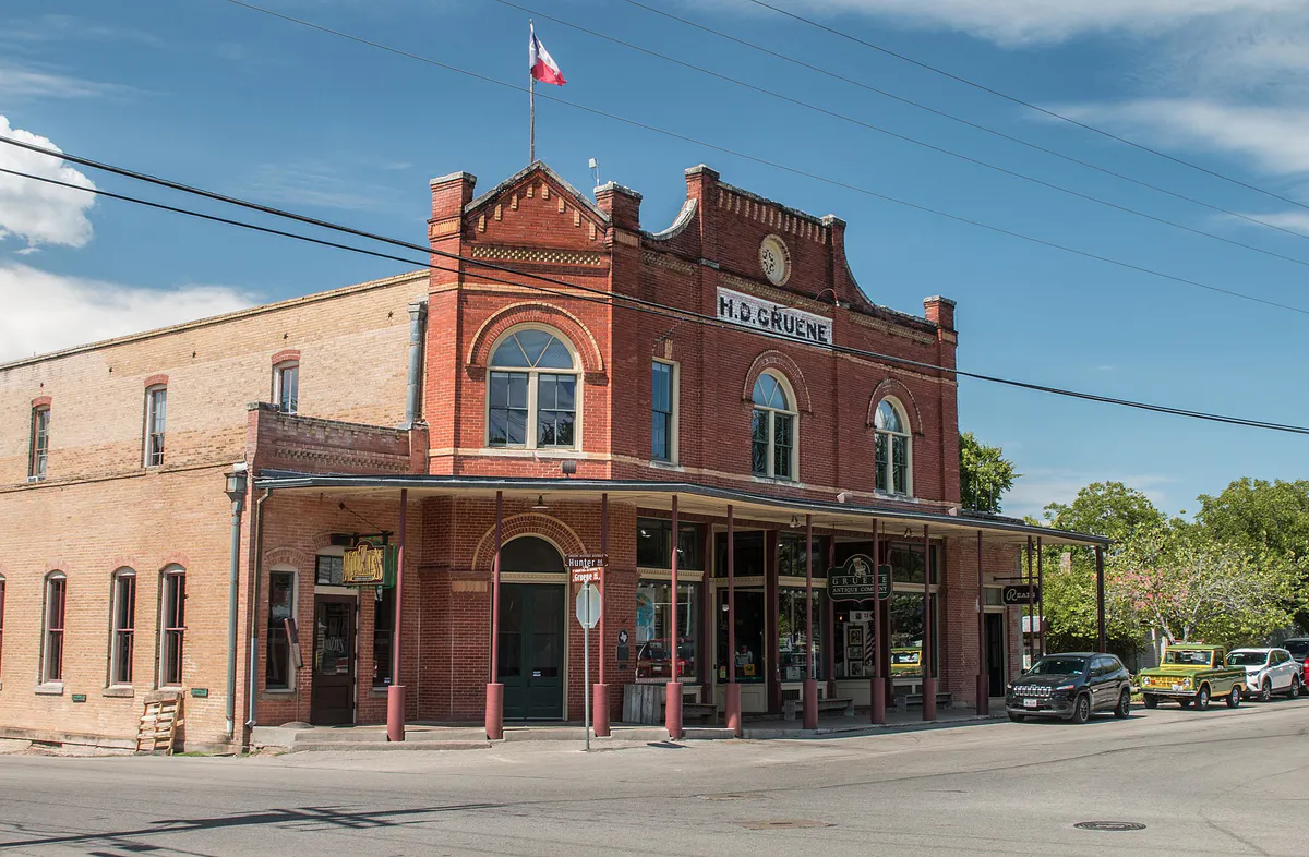 Gruene Histric District (1 of 1) in New Braunfels, Texas