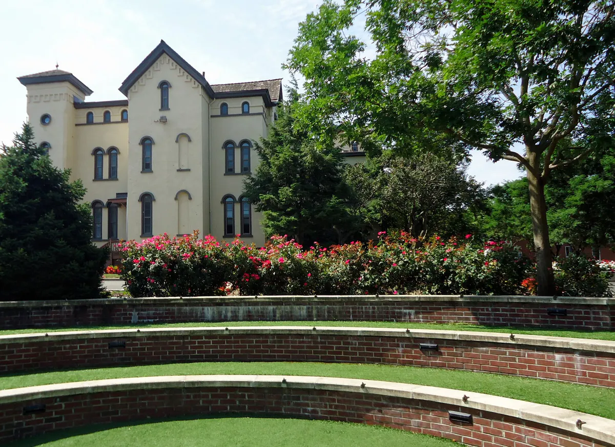 Rutgers University College Avenue campus view in New Brunswick, New Jersey