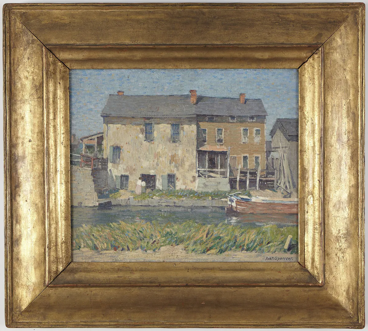 Robert Spencer - A Bit of New Hope, Pennsylvania - y1959-67 - Princeton University Art Museum