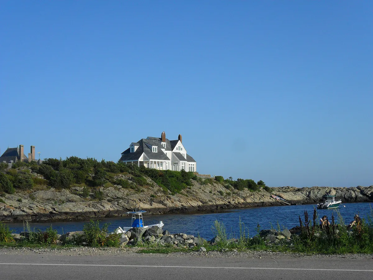 Boats Inlet Waterfront Estate Ocean Drive Newport Rhode Island