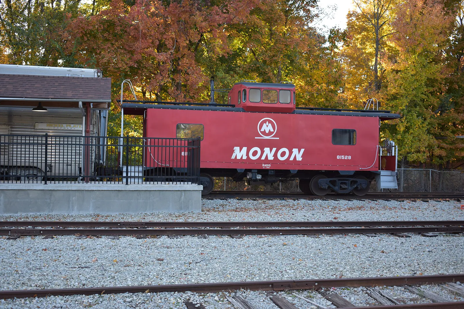Monon Caboose 81528 In Forest Park 2025 in Noblesville, Indiana
