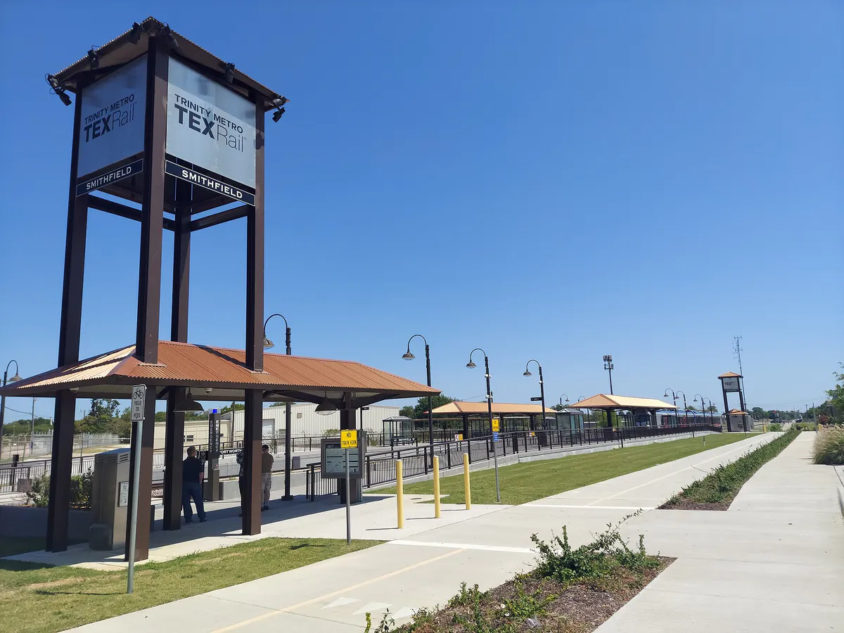 Trinity Metro Station NRH in North Richland Hills, Texas