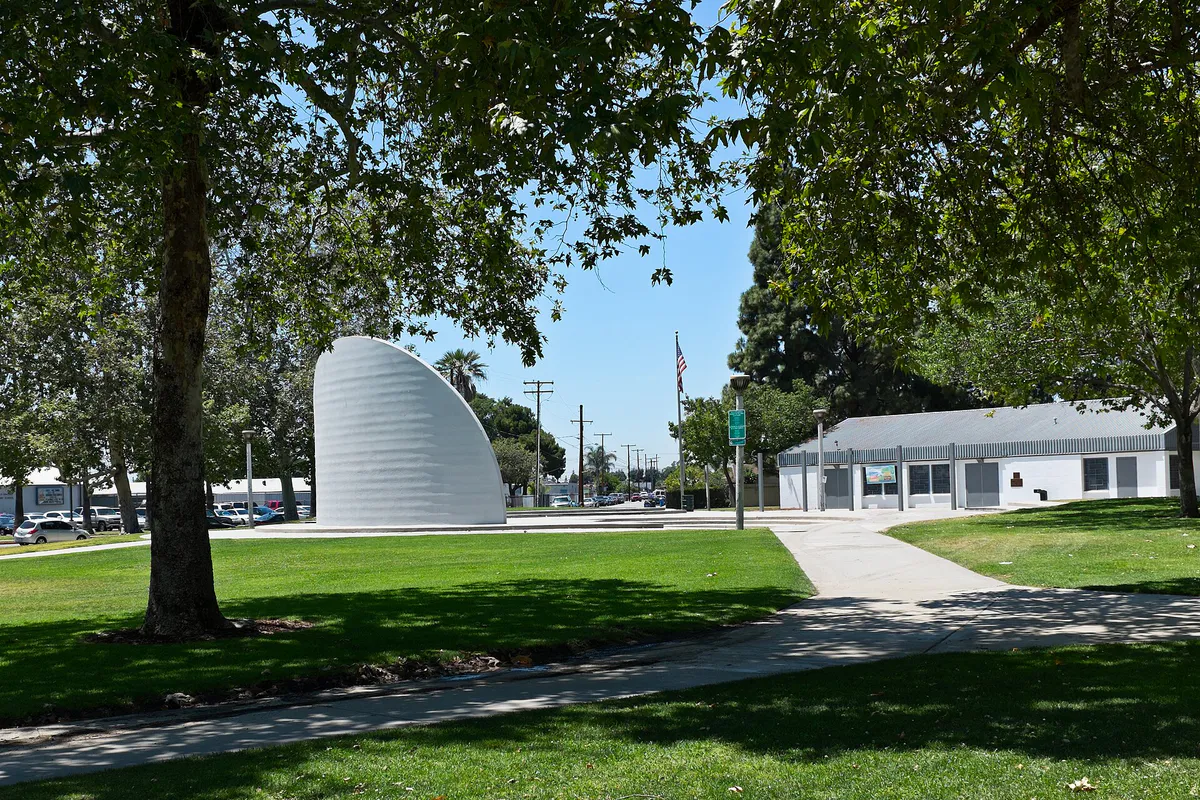 Hermosillo Park Ampitheater view from behind, Norwalk, California