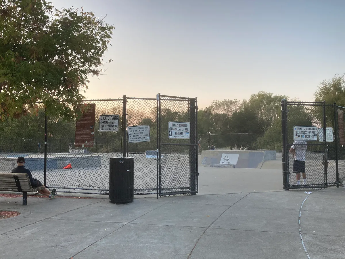 Skateboard Park, north side of Hamilton Field, Novato, California