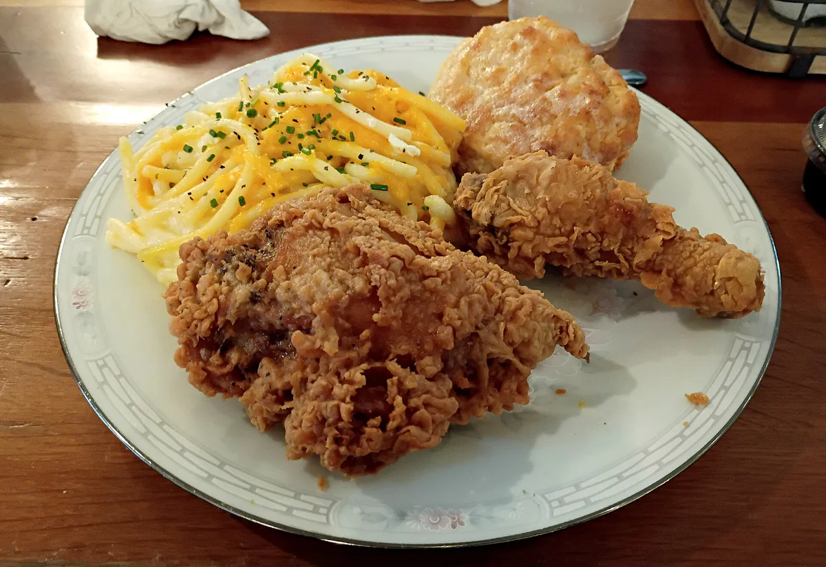 The Lady May Restaurant, Ocean Springs, Mississippi June 2025 - Honey Butter Fried Chicken