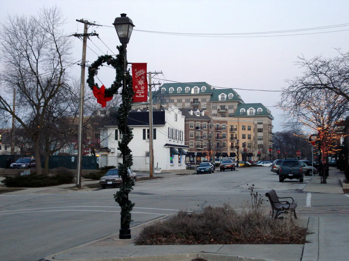 Downtown Palatine, Illinois