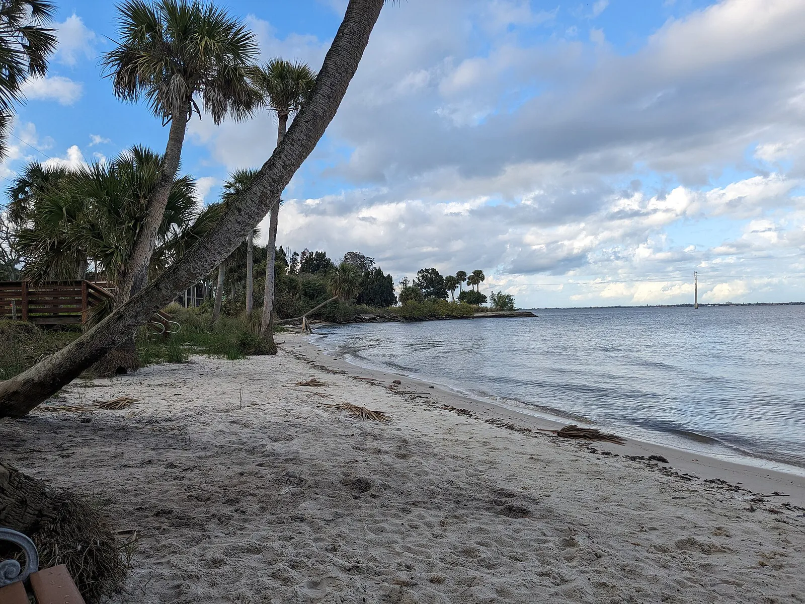Beach Along Indian River, Castaway Point Park, Palm Bay, Florida