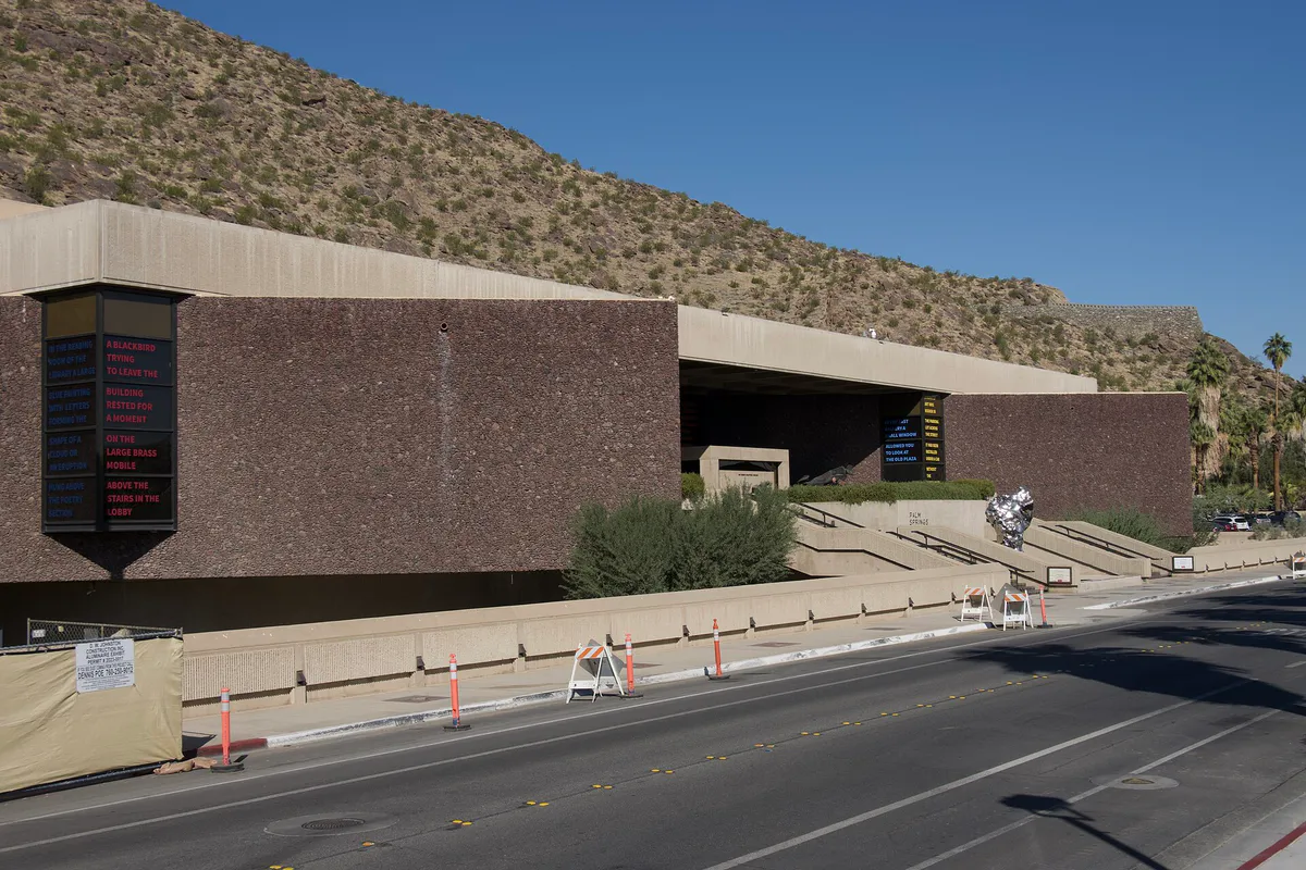 WLM Palm Springs Art Museum detail, California