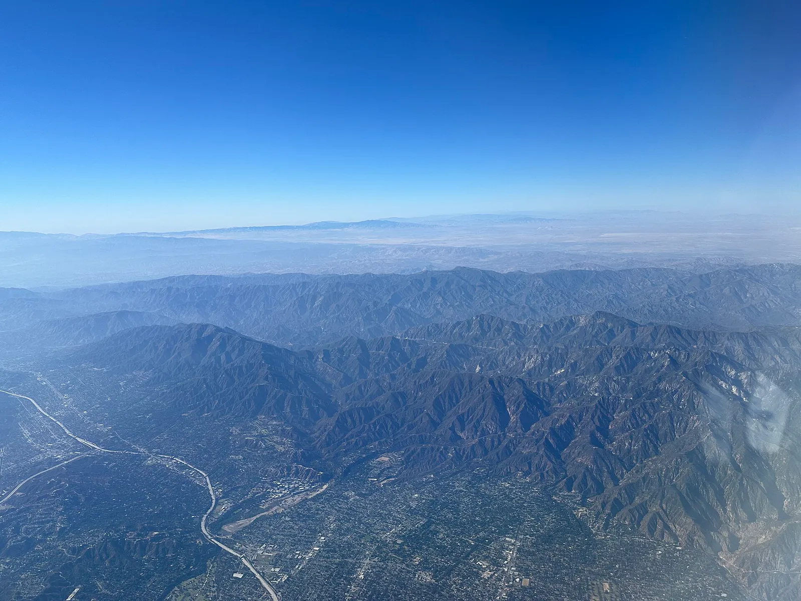 Aerial view of Pasadena, California