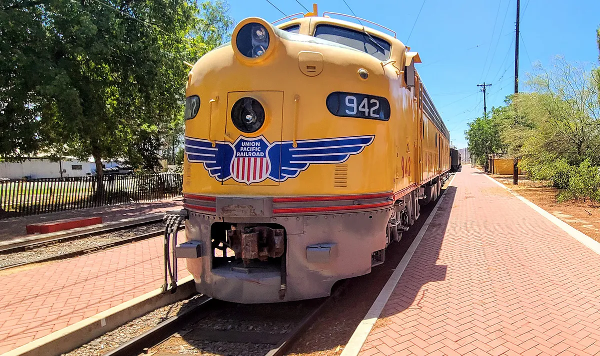 Union Pacific Railroad No. 942 at the Southern California Railway Museum, Perris California - August 2022