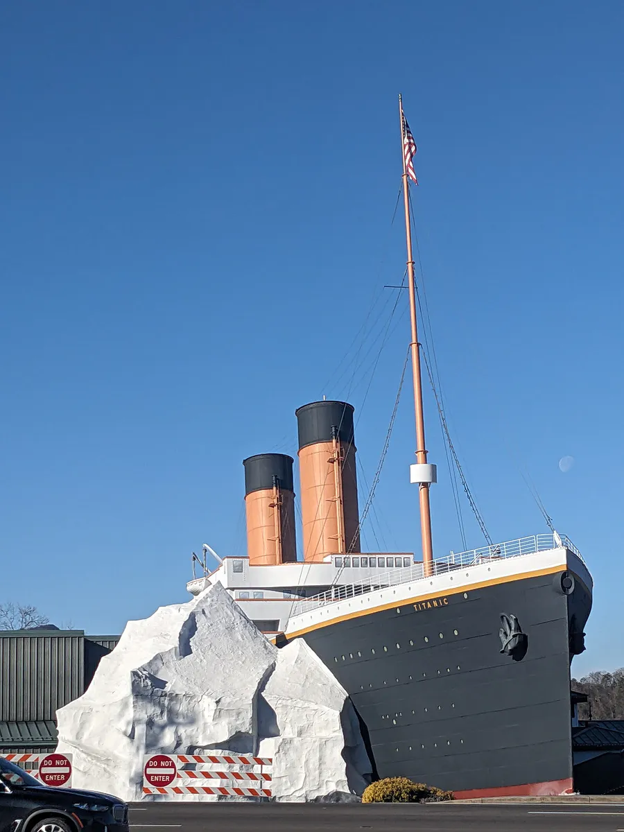 Titanic Museum 2134 Parkway downtown Pigeon Forge TN December 2023 01, Tennessee