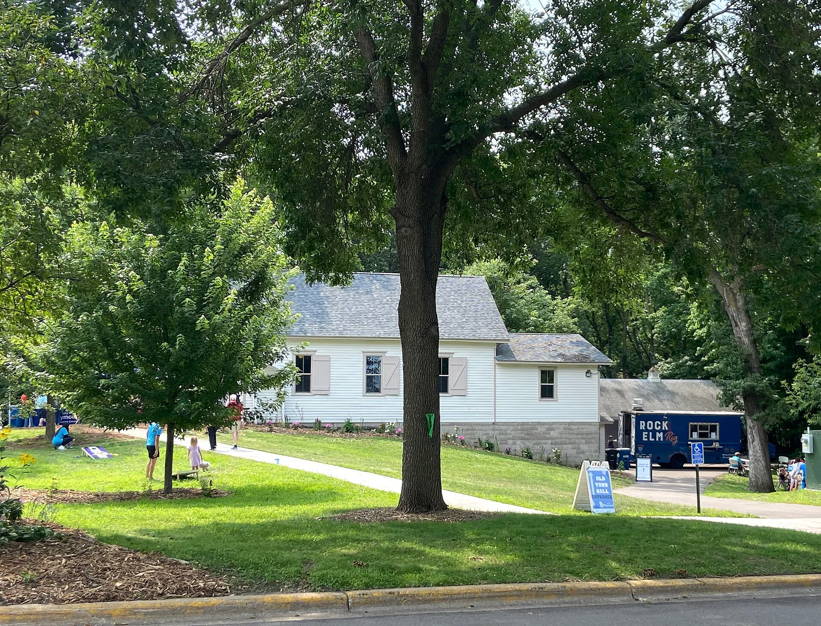 City of Plymouth History Center, from park, Minnesota