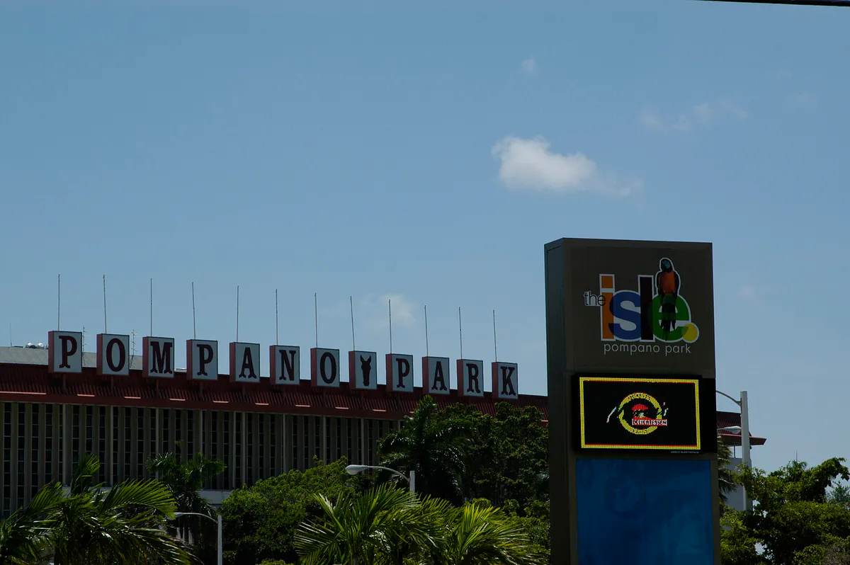 Pompano-Park-Harness Racing track and The Isle Casino in Pompano Beach, Florida