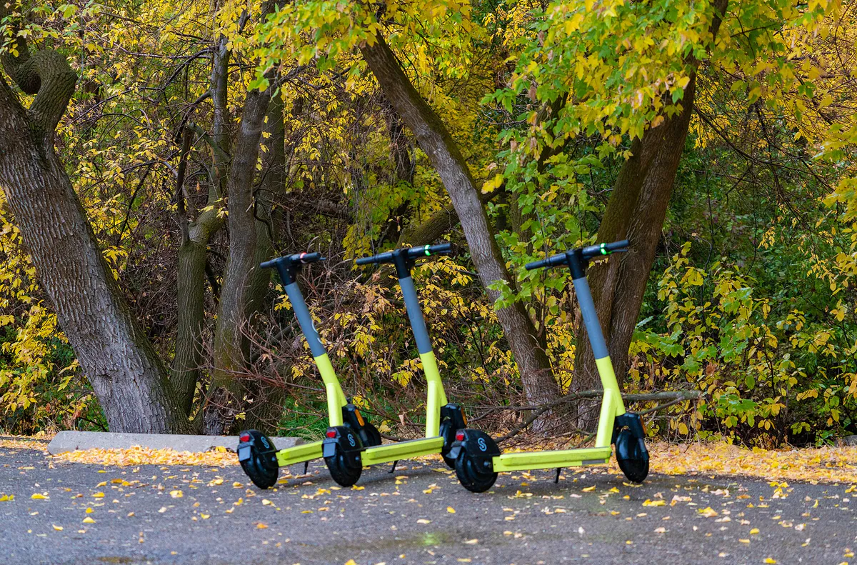 Scooters at Canyon Glen Park - Provo - Utah - Link by Superpedestrian