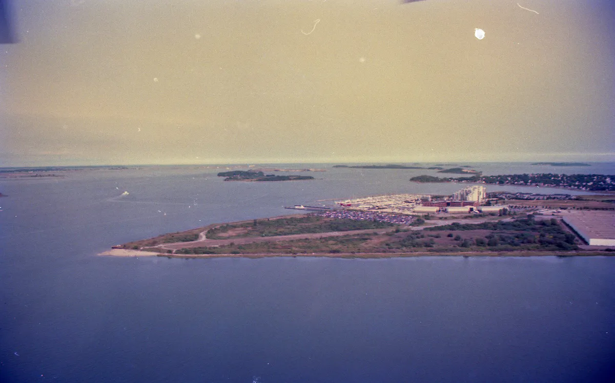 Aerial view of Marina Bay, September 1993 in Quincy, Massachusetts