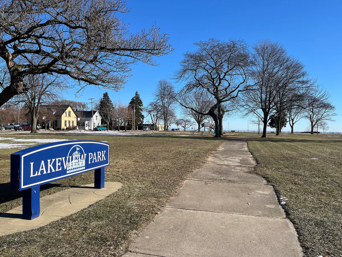 Lakeview Park in Racine, Wisconsin, US