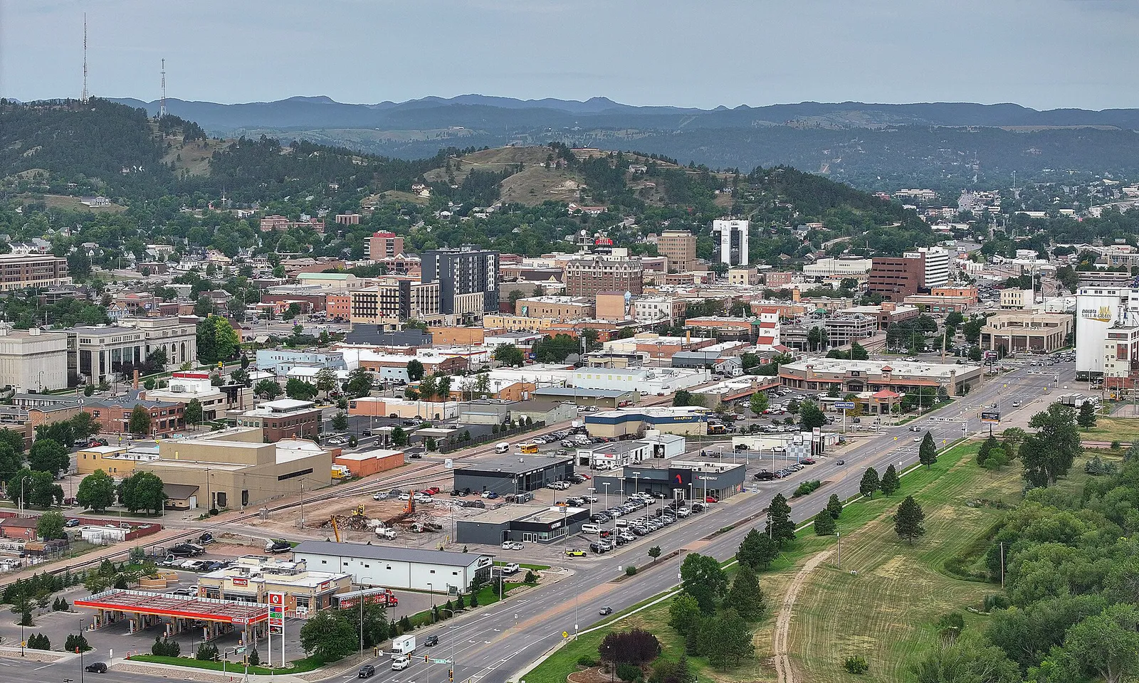 Rapid City, South Dakota skyline