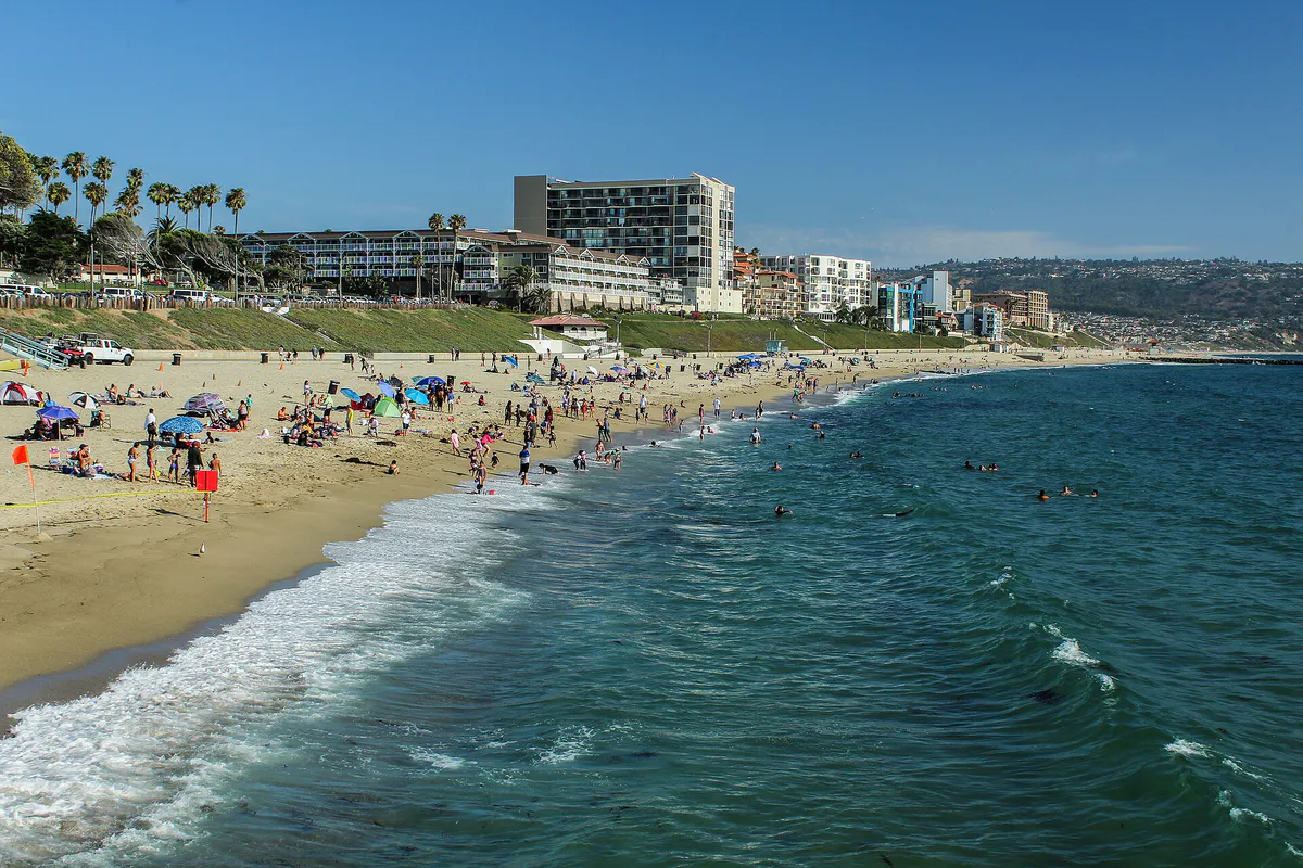 Shoreline of Redondo Beach, California