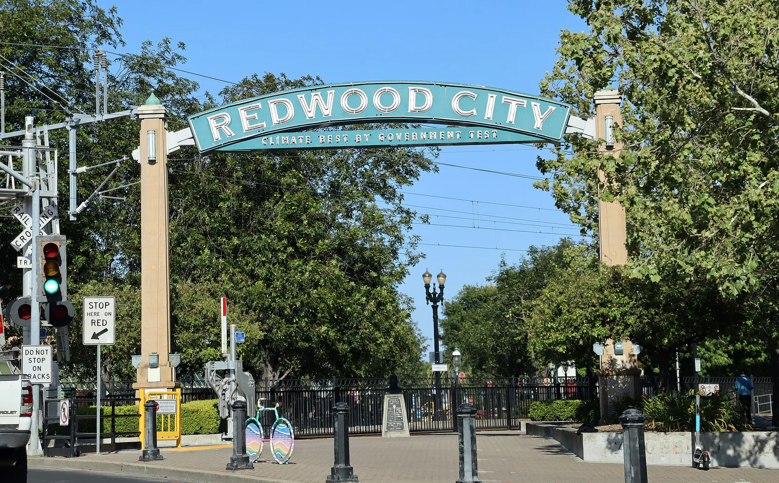 Redwood City Western Arch, California