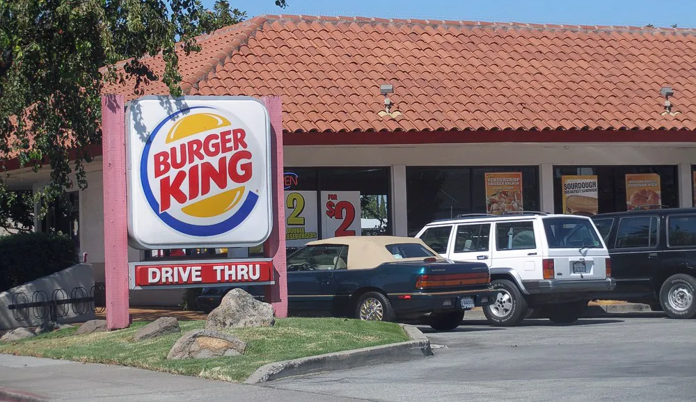 Burgerkingrestaurant in Redwood City, California