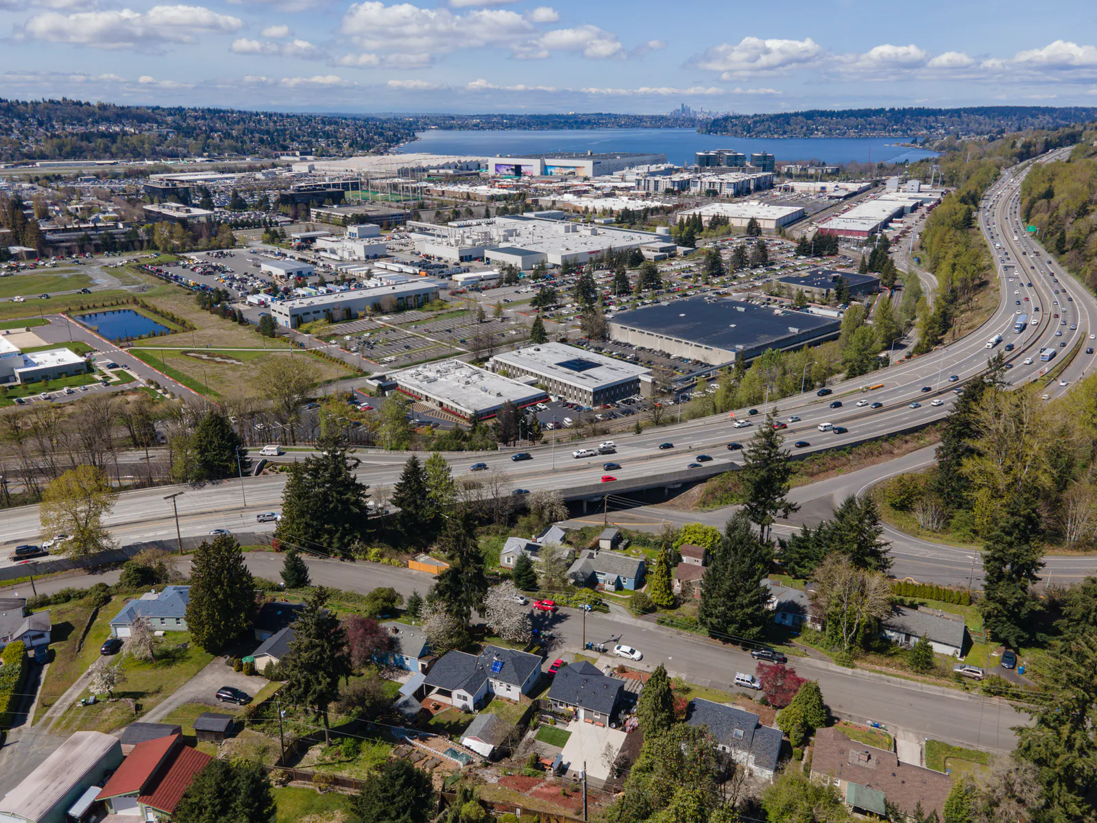 Renton aerial, April 2023, Washington