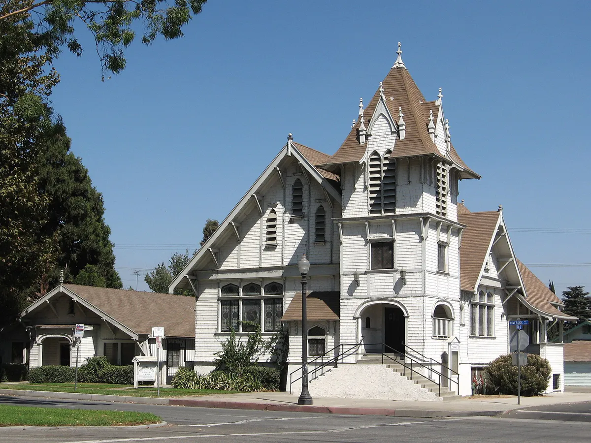 1907 First Christian Church in Rialto, California