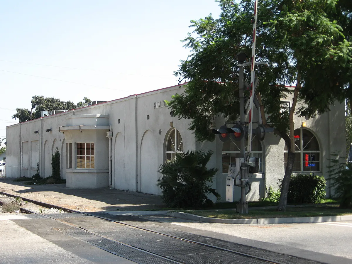 Pacific Electric depot, Rialto, California