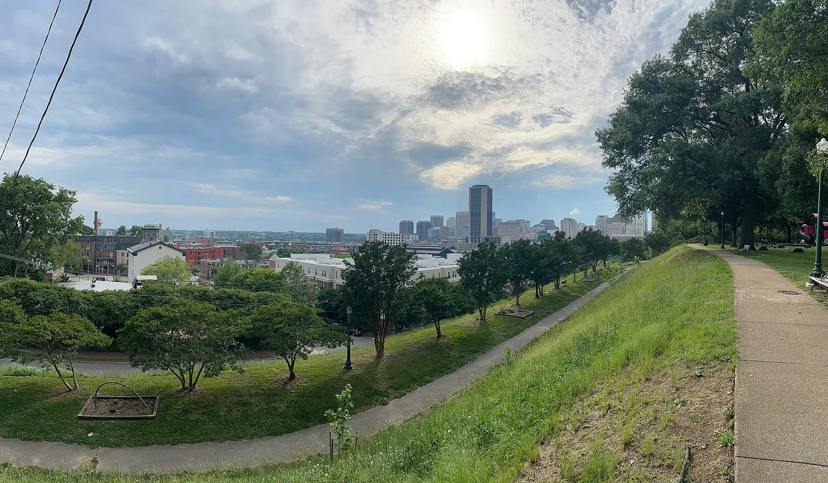 Richmond, Virginia from Jefferson Park