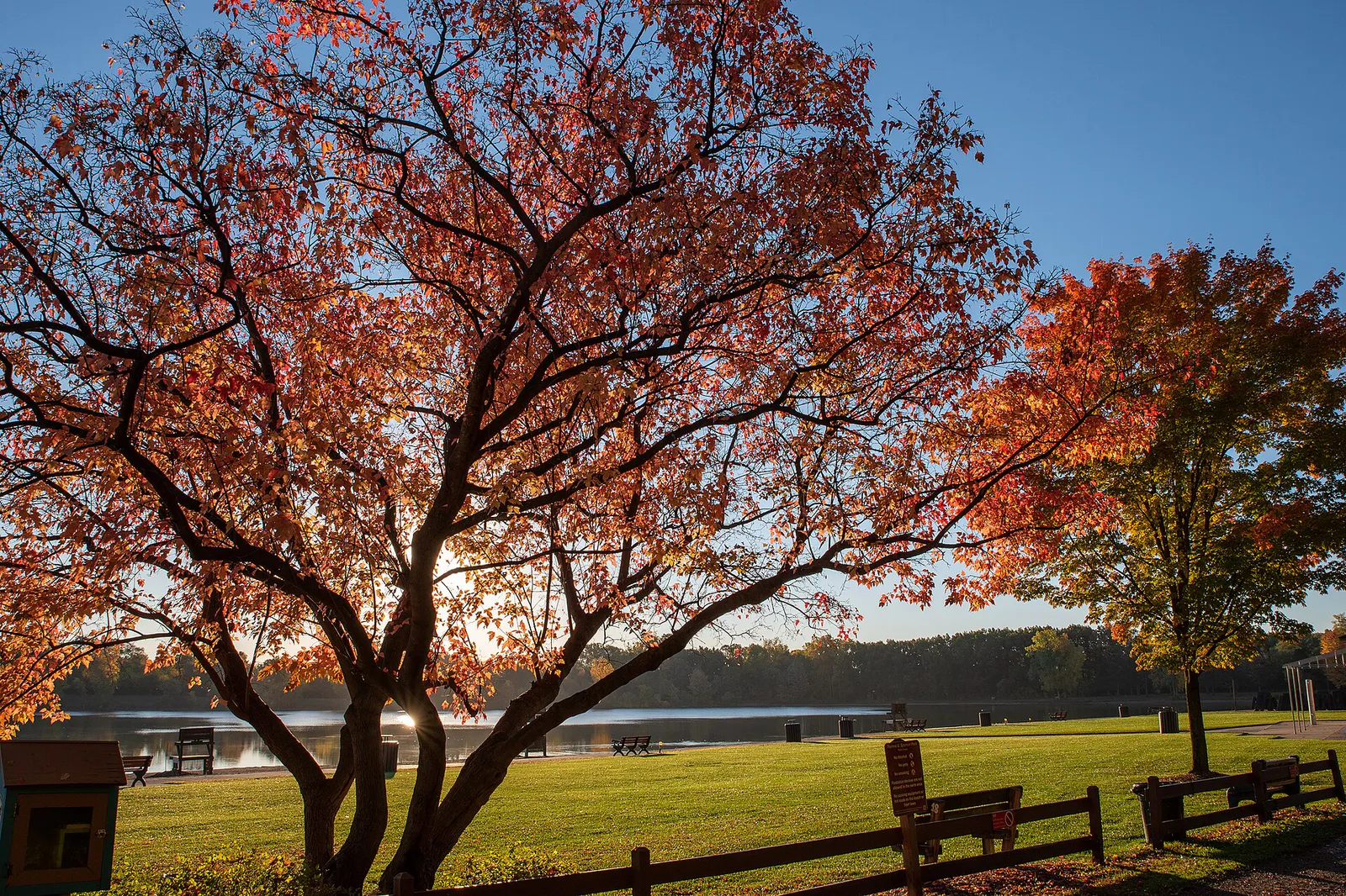 Autumn at Spencer Park in Rochester Hills, Michigan