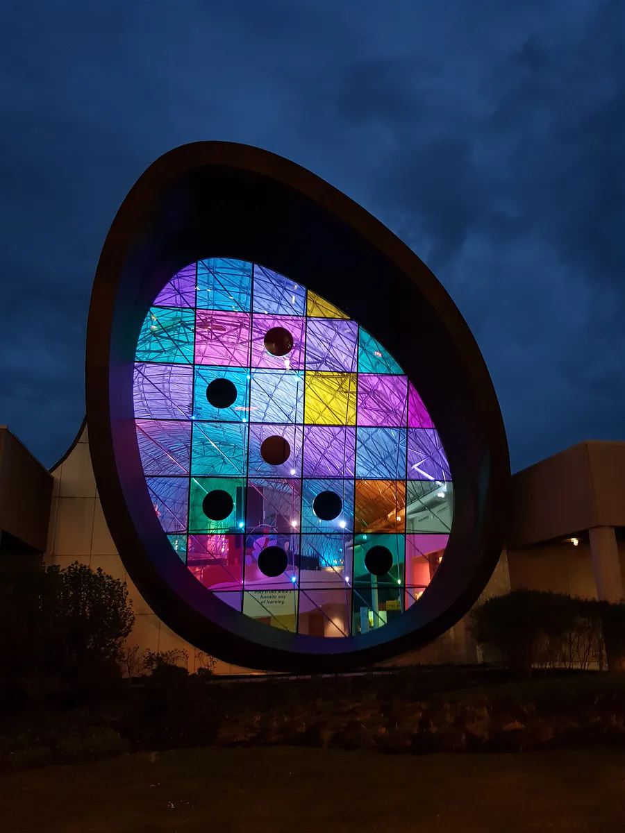 Rochester Play Museum Atrium at Night, New York