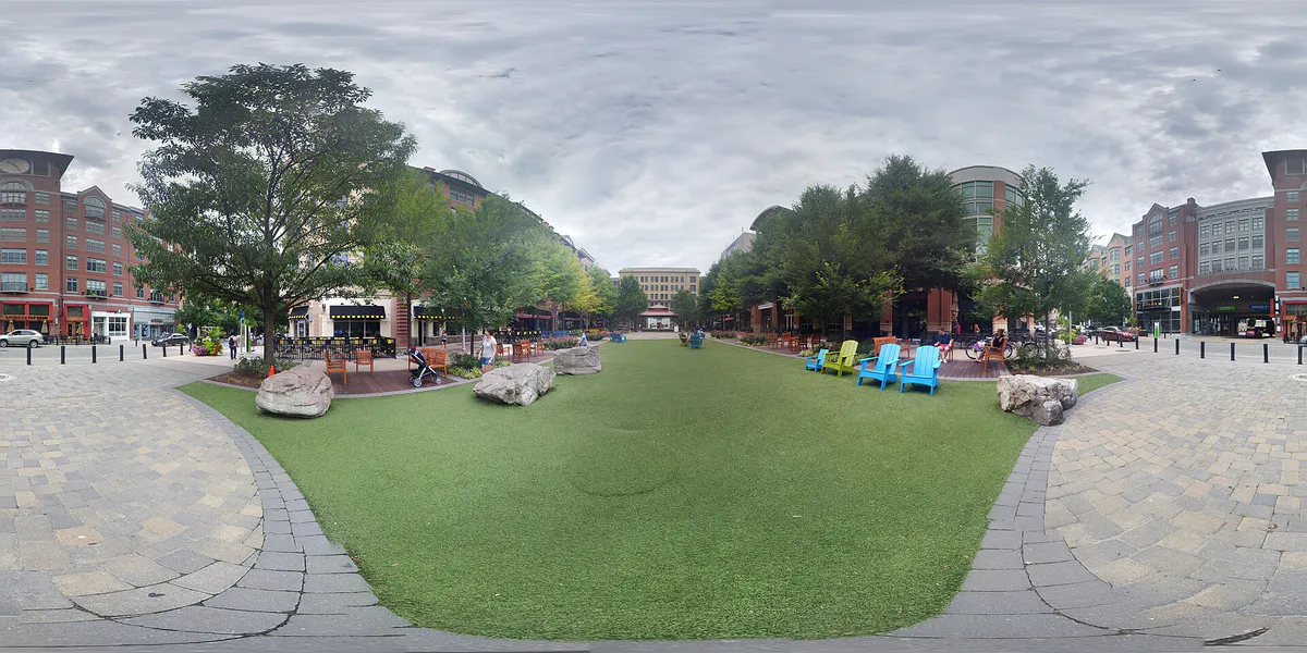 Rockville-town-square-panorama-20160715, Maryland