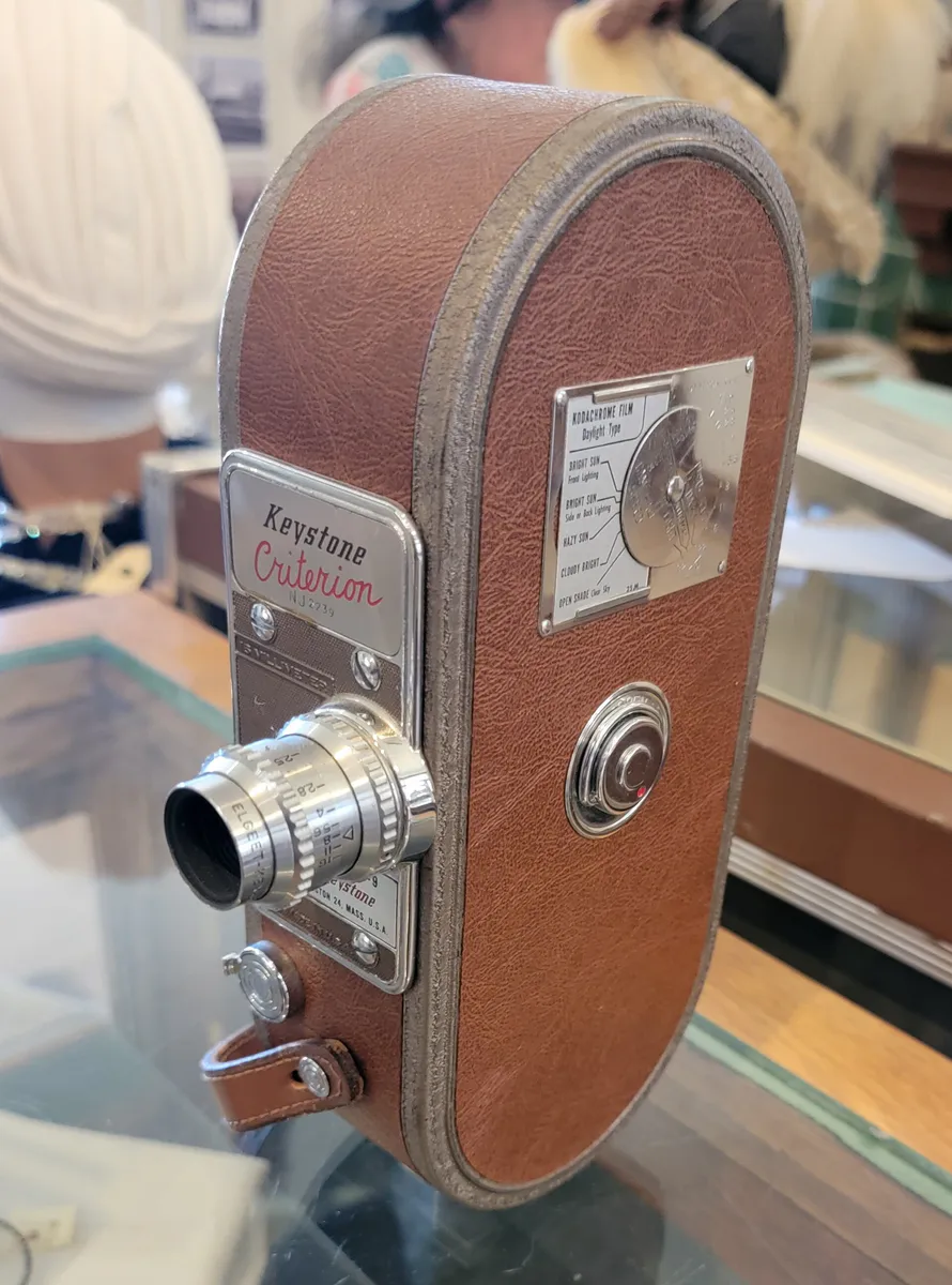 Keystone Criterion A-9 movie camera in Roseville, California