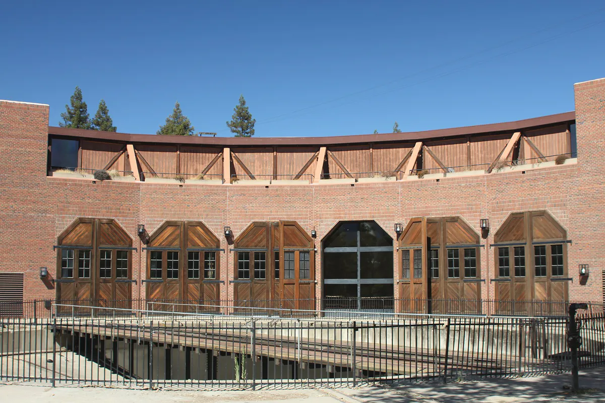 California State Railroad Museum Roundhouse in Sacramento, California