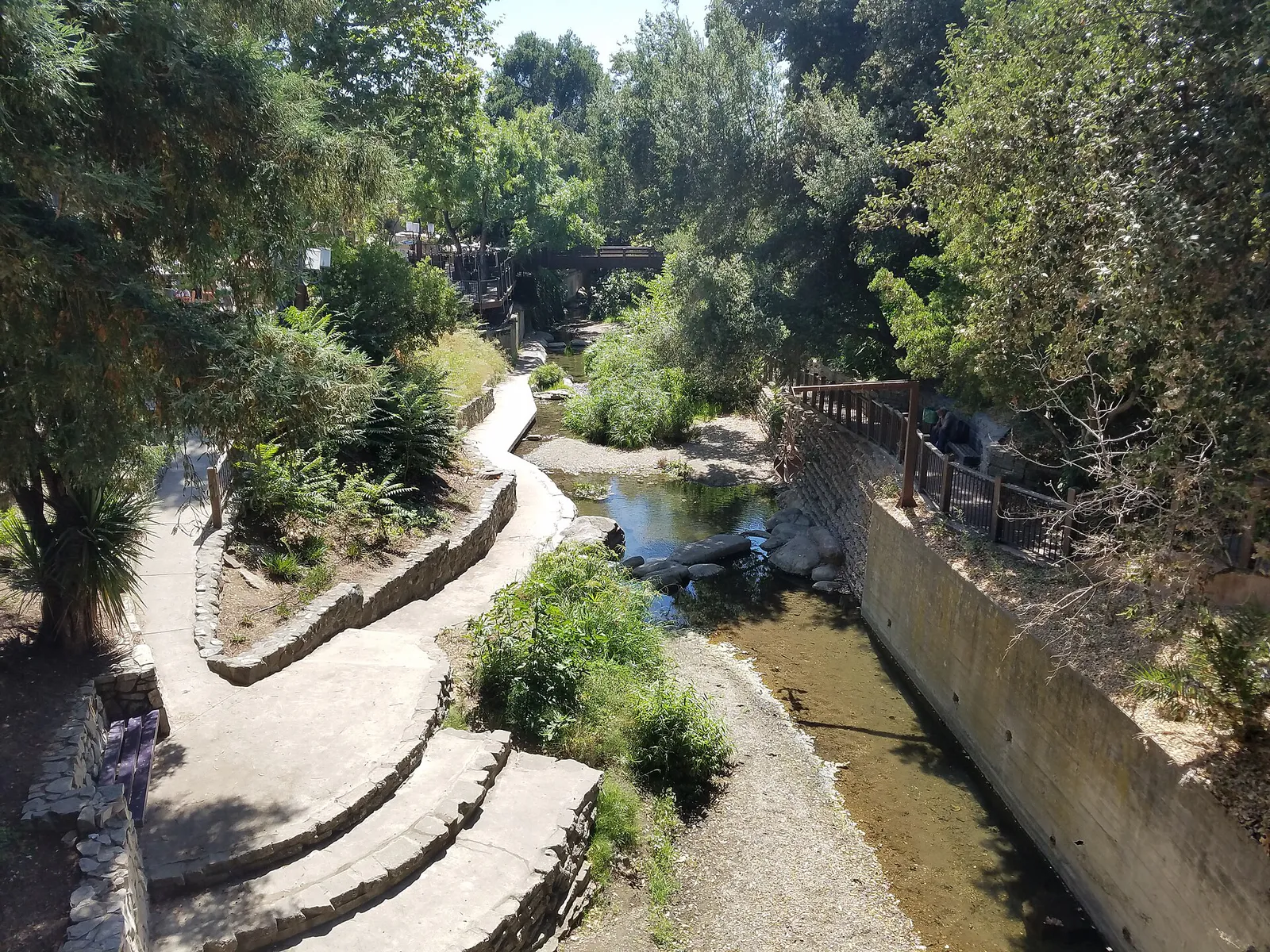 San Luis Obispo Creek in downtown SLO, California