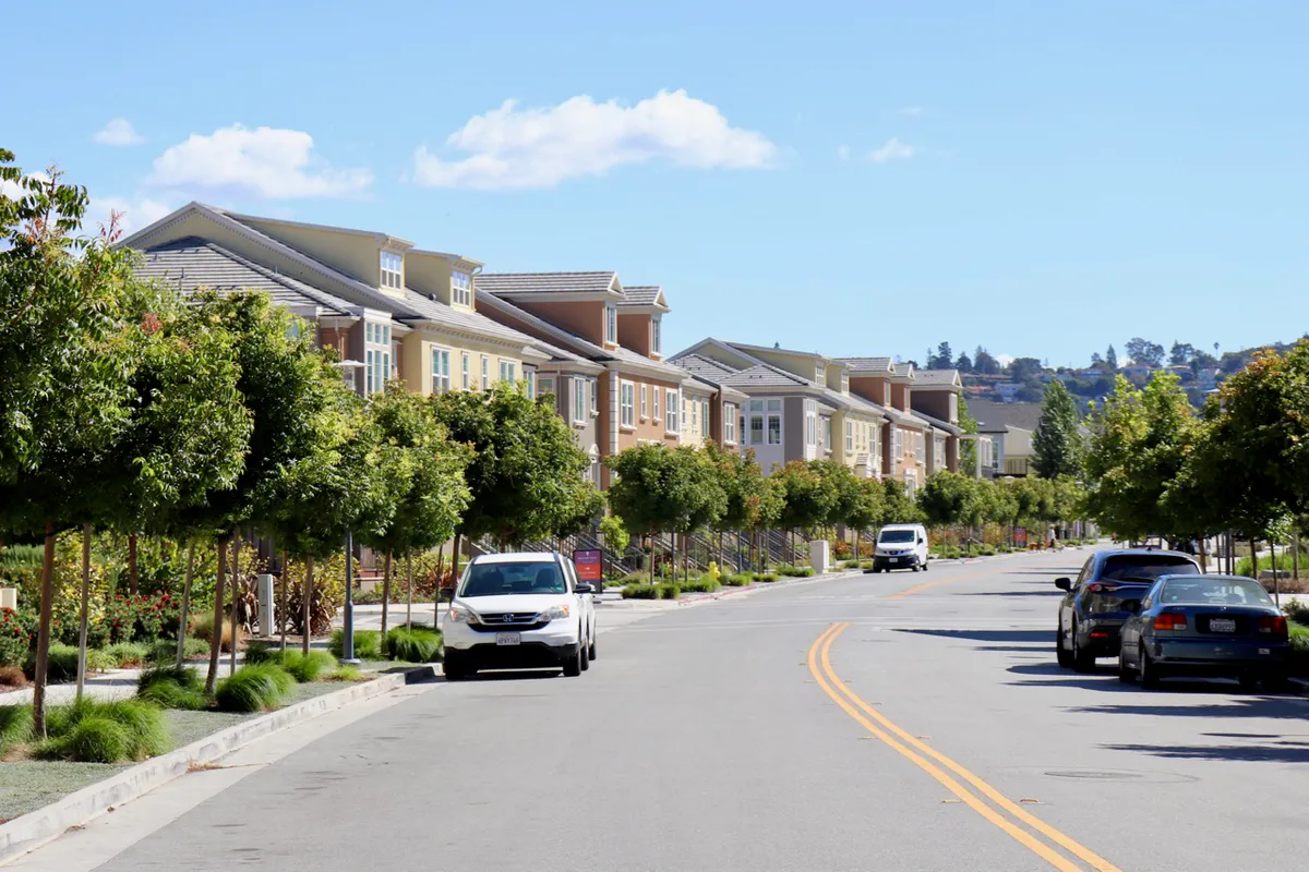 Bay Meadows Baze Road in San Mateo, California
