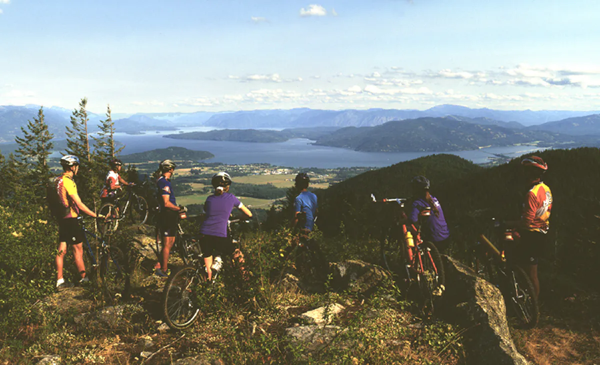 International Selkirk Loop - Mountain Biking on Schweitzer Mountain, Sandpoint - NARA - 7719578, Idaho