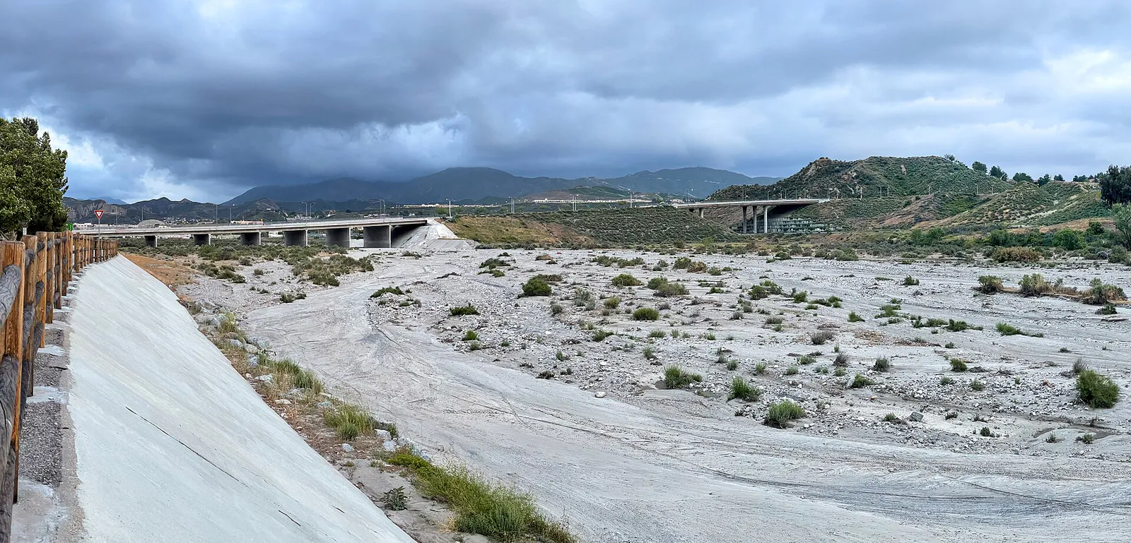 Santa Clara River in Canyon Country in Santa Clarita, California
