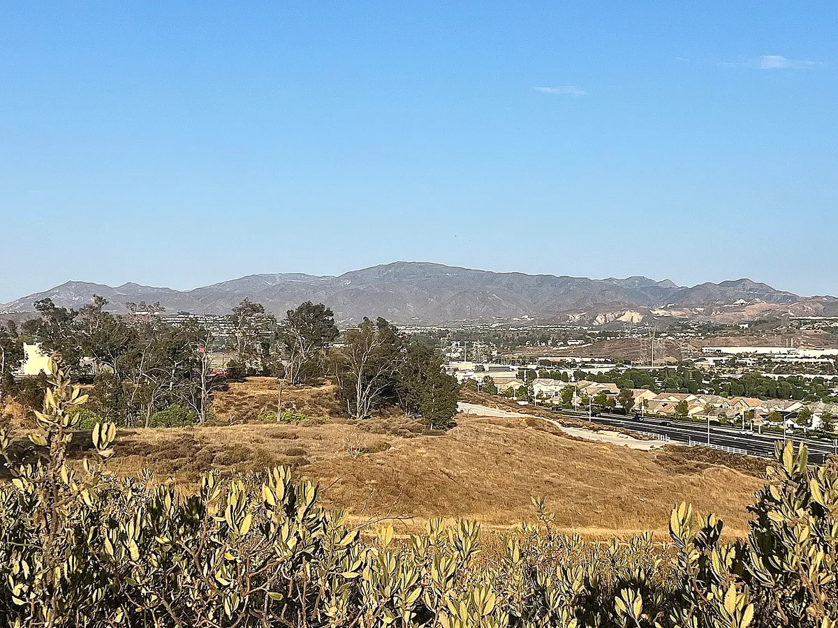 Magic Mountain from Central Park, Santa Clarita, July 17 2025, California